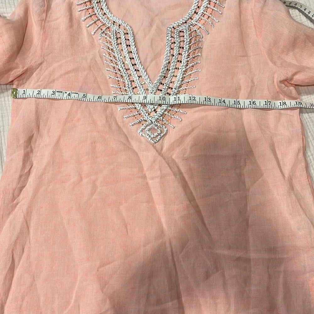 Lilly Pulitzer Linen Amelia Island Tunic EUC - Picture 13 of 13